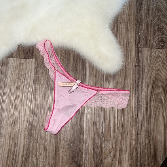 Victoria's Secret Other - High leg Victoria secret cotton/lace thong